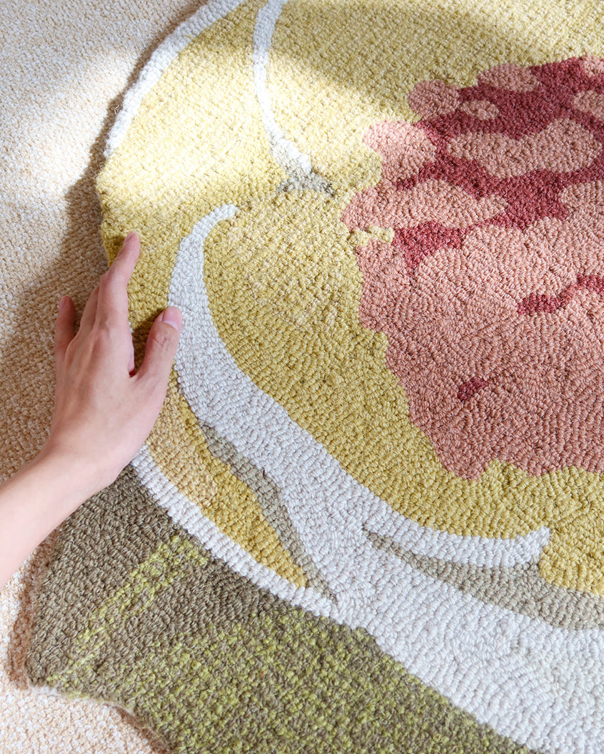 New Zealand Wool Camellia Rug pre-order
