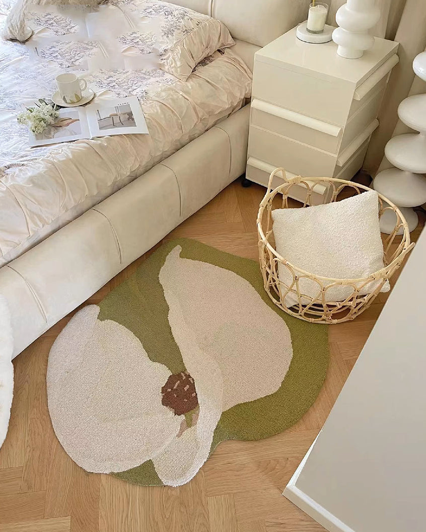 New Zealand wool Dove Tree & Golden Larch Contour Rug Pre-order