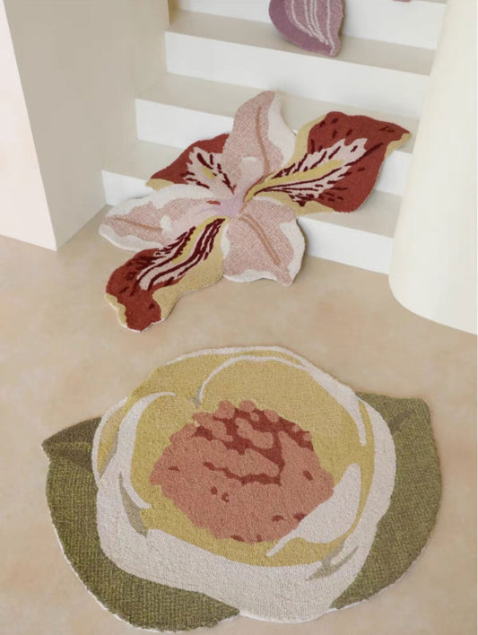 New Zealand Wool Camellia Rug pre-order