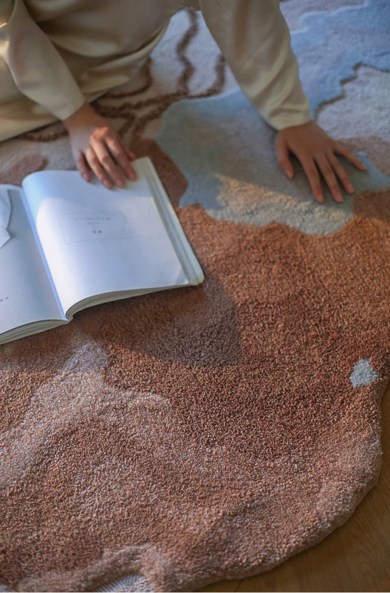 Autumn Mountain Journey | Hand-Tufted Wool Rug Pre-Order