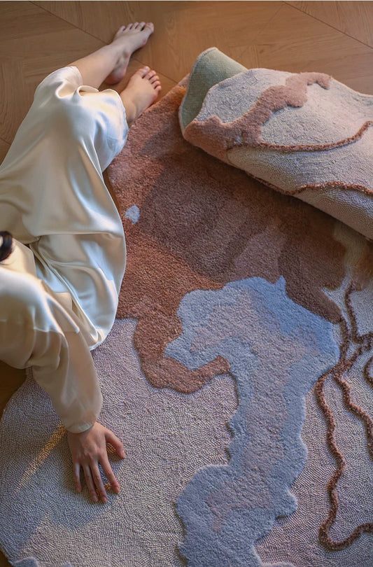 Autumn Mountain Journey | Hand-Tufted Wool Rug Pre-Order