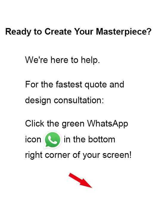 Photo-to-Rug Custom Studio - Send us your image/idea (living room size)