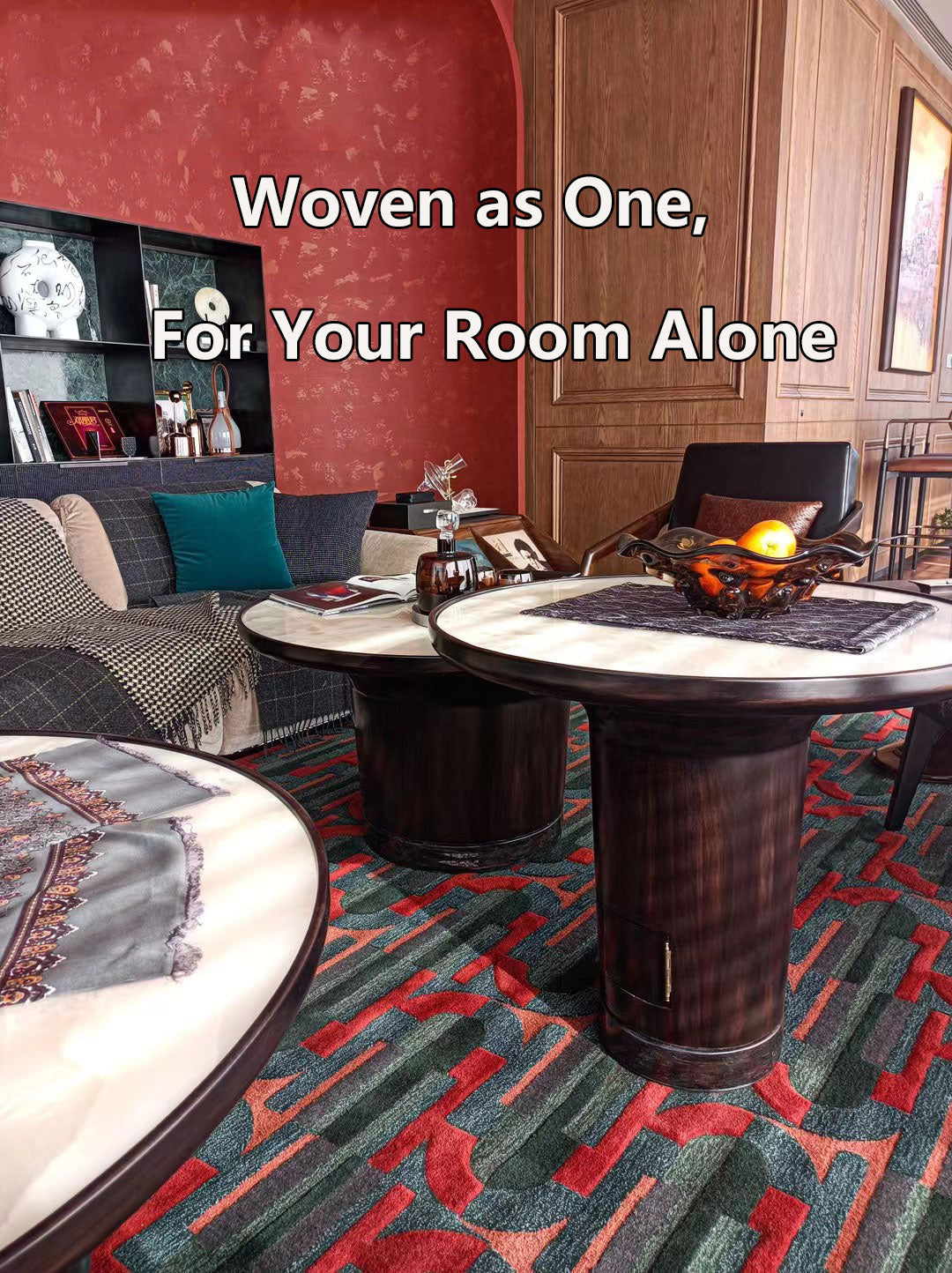 Hand-Tufted Custom Rug (Room-Size) Minimum order: 300 sq.ft.